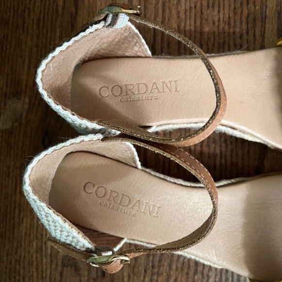 Cordani Sandals Espadrille Woven Suede & Leather Straps Brand New Size 7 NWOT - Picture 5 of 6